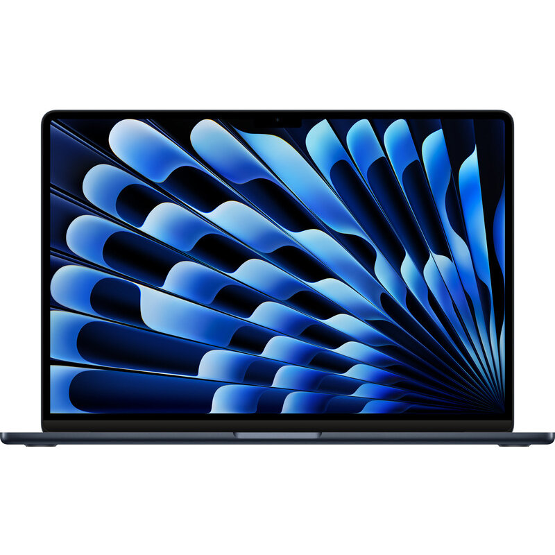 Laptop Apple 15.3'' MacBook Air 15 with Liquid Retina, Apple M4 chip (10-core CPU), 24GB, 1TB SSD, Apple M4 10-core GPU, macOS, Midnight, INT keyboard, 2025 - imagine 2