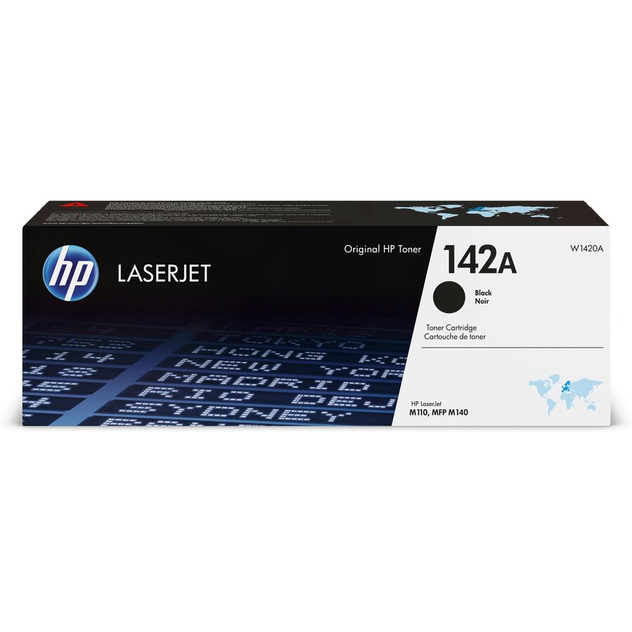 Toner 142A  Original LaserJet  Negru