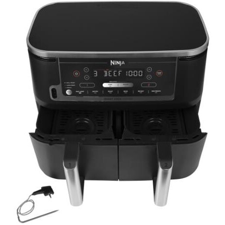 Friteuza cu Aer Cald Foodi Max Dual Zone AF451EU 6 Functii 9.5L 2470W Negru