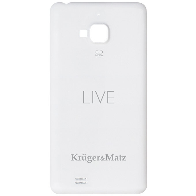 Capac Spate KM00461 pentru Smartphone LIVE Alb
