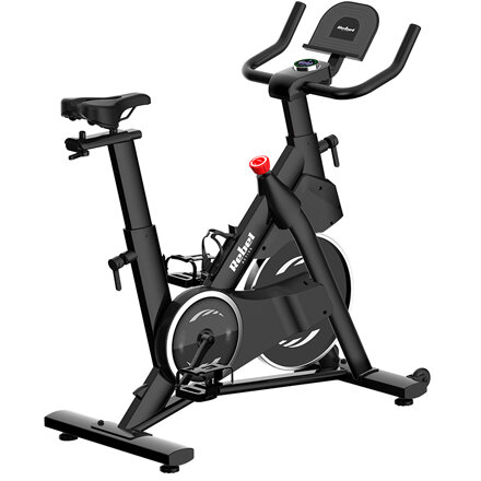 Bicicleta Spinning Rebel ACTIVE Afișaj LED Suport Telefon/Tableta Greutate Maximă Utilizator 120kg Negru