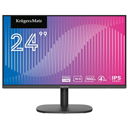 Monitor E-LED KM0198-M24 IPS 24Inch Full HD 100Hz 4MS Negru