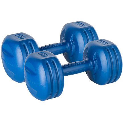 Gantere Dumbbell Rebel ACTIVE Compozit 2 x 4kg Albastru