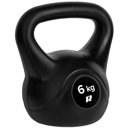 Kettlebell Rebel ACTIVE 6kg PVC Negru