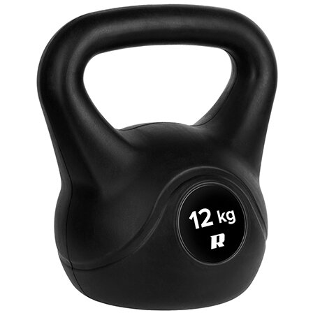 Kettlebell Rebel ACTIVE 12kg PVC Negru