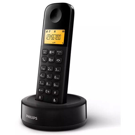 Telefon fix TELEFON DECT D1602 NEGRU