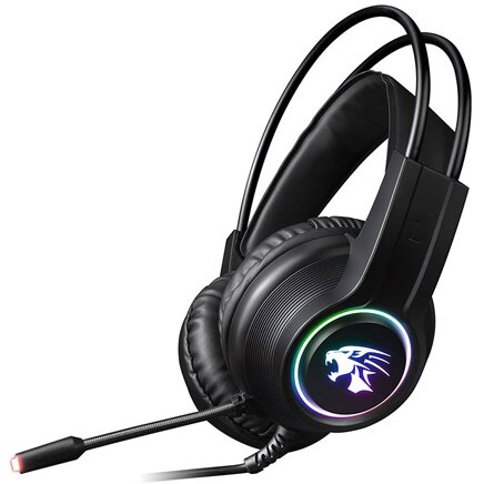 CASTI HI-FI STEREO CU MICROFON GAMING RGB