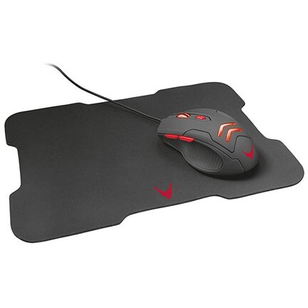 SET MOUSE GAMING 3200DPI + MOUSEPAD