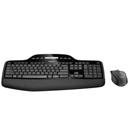 Kit Tastatura si Mouse Logitech MK710 Wireless Desktop 2.4GHz QWERTZ Negru