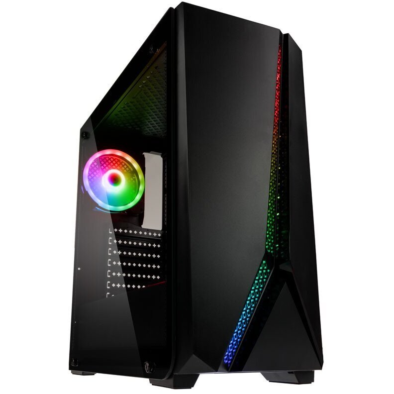 Carcasa Quantum Rgb Mid-Tower Negru