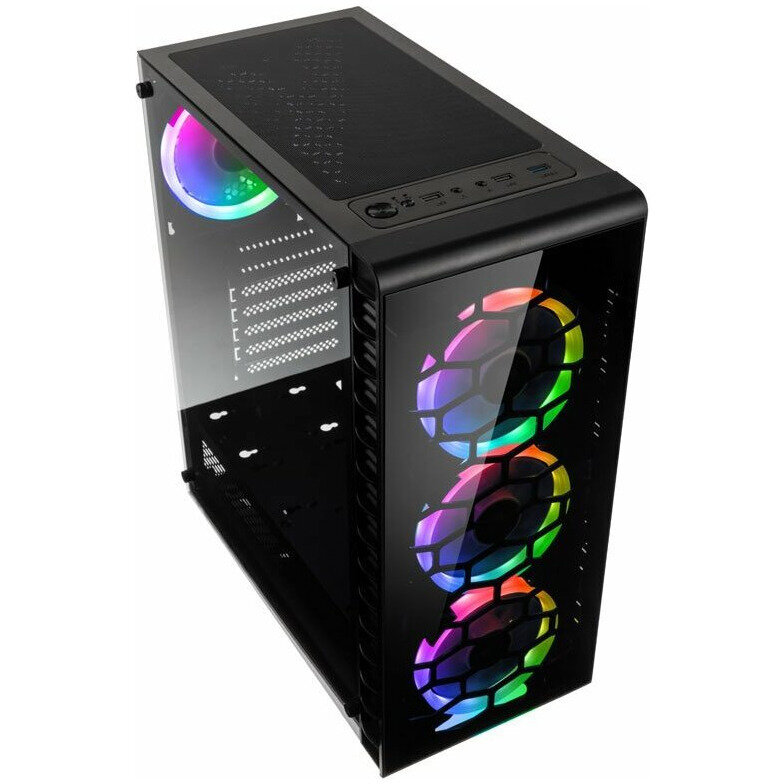 Carcasa Observatory Lite Argb Mid-Tower Negru
