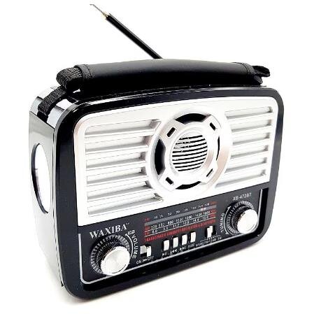 Radio Portabil XB472 Retro Bluetooth Reincarcabil USB Slot TF AUX MP3 Lanterna Incorporata AM/FM/SW 