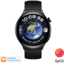 Smartwatch Huawei Watch 4 LTE Archi-L19F Curea Fluoroelastomer   Black  55020AMN