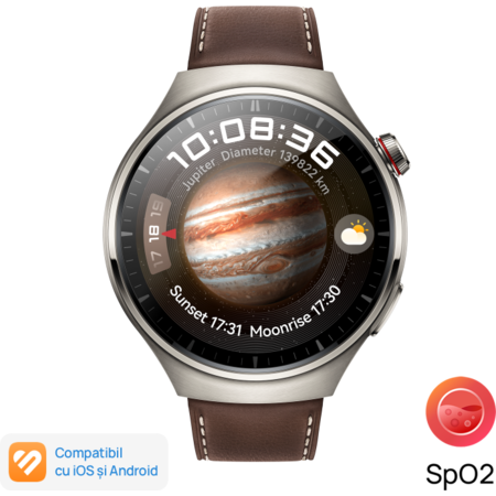 Smartwatch Huawei Watch 4 Pro LTE Medes-L19L Leather Dark Brown  55020AMG