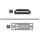 Adapter HDMI -> DVI-D (24+1) black 5m