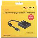 Adapter HDMI - Mini Displayport - 4K - 20cm - black