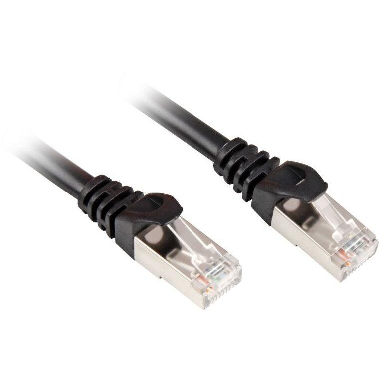 Patchcord S/FTP Cat6 15m Black