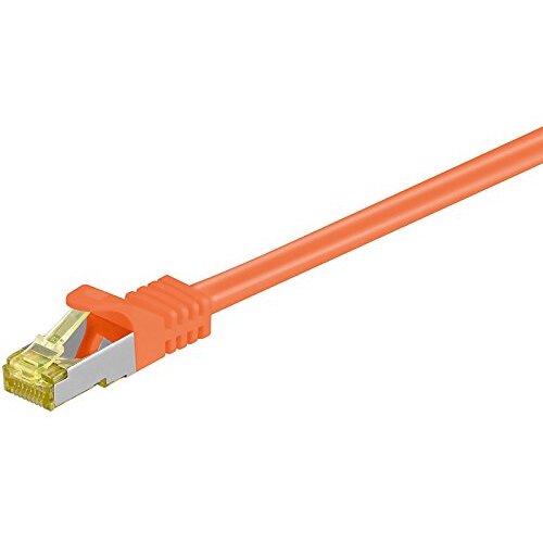 Cablu Retea S/FTP Cat7 0.25m Orange