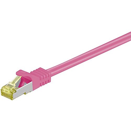 Cablu Retea S/FTP Cat7 5m Magenta
