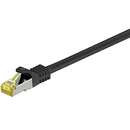 Patch cable SFTP m.Cat7 black 7,50m - LSZH