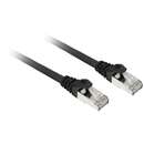 patch network cable SFTP, RJ-45, with Cat.7a raw cable (black, 10 meters)