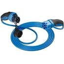 charging cable Mode 3, Type 2 > Type 1, 20A, 1PH (blue/black, 7.5 meters)