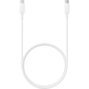 USB 2.0 cable, USB-C connector USB-C connector (white, 1 meter, PD, charging with up to 100 watts)