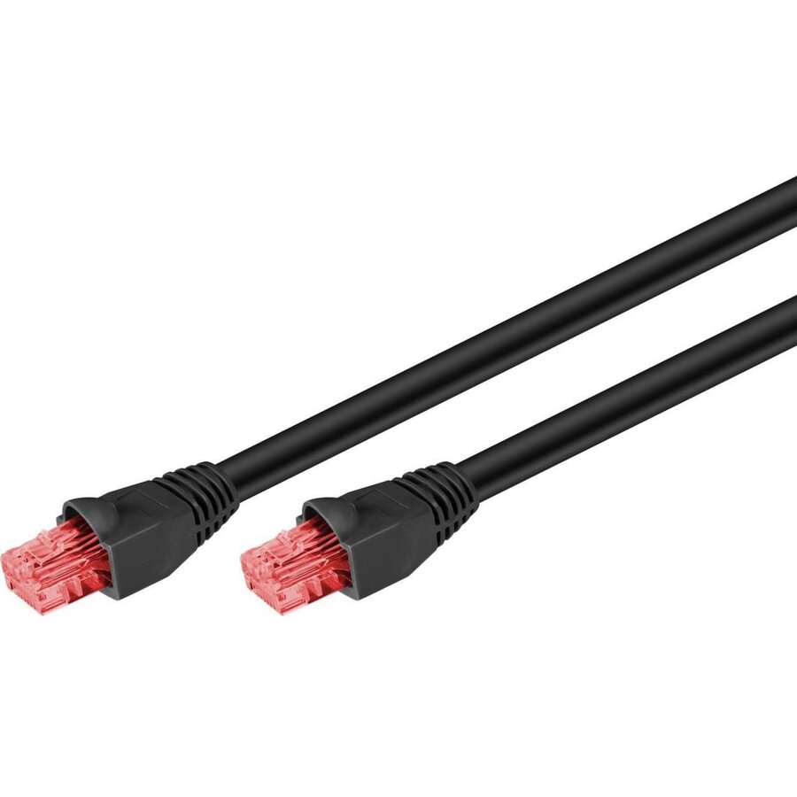 Patchcord U/UTP Cat6 15m Black