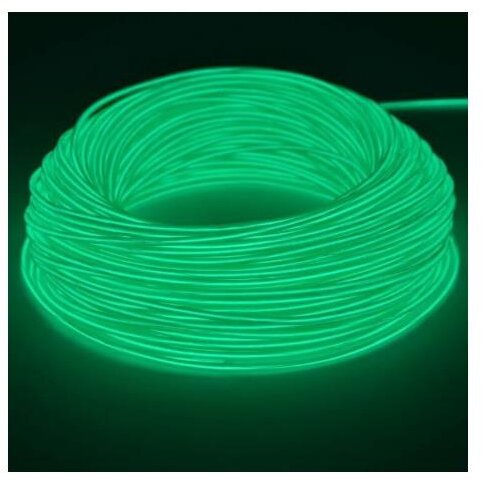 Fir cu Lumina Ambientala pentru Auto Neon Ambiental Flexibil 3.2MM Verde