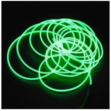 Fir cu Lumina Ambientala pentru Auto Neon Ambiental Flexibil 3.2MM Verde Lemon