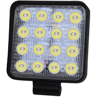 Proiector LED Auto Offroad 48W 12/24V 4800Lumeni Carcasa Aluminiu IP67 Negru