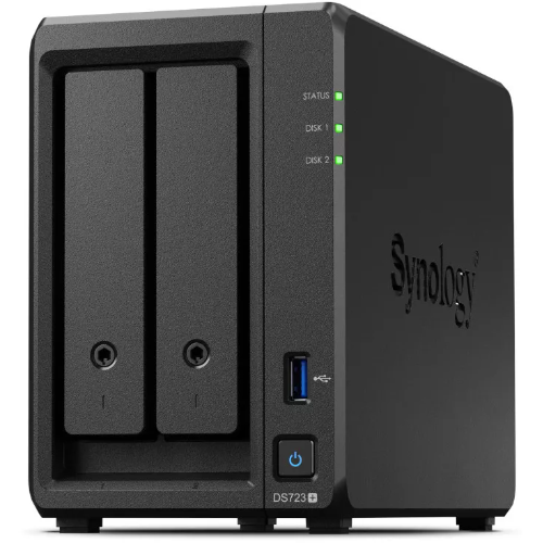 Bundle NAS DS723 + 2x HAT3300-4T 4TB HDD 3.5inch Negru