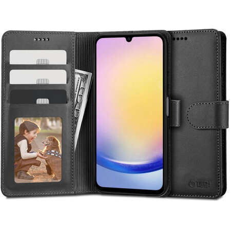 Husa TECH-PROTECT Wallet Neagra pentru Samsung Galaxy A25 A256