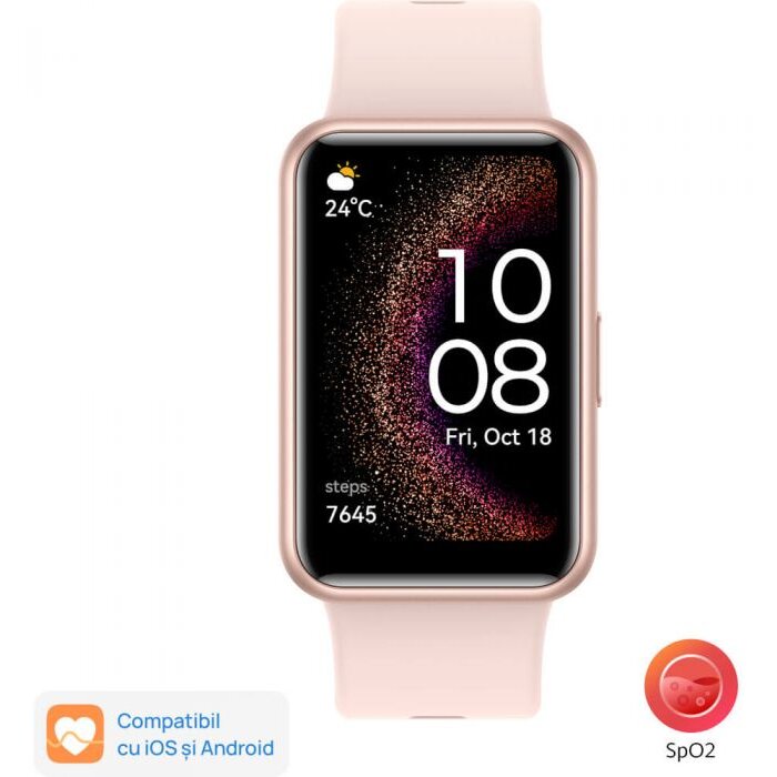 Smartwatch Watch FIT SE Stia-B39 Curea Silicon Nebula Pink  55020BEF