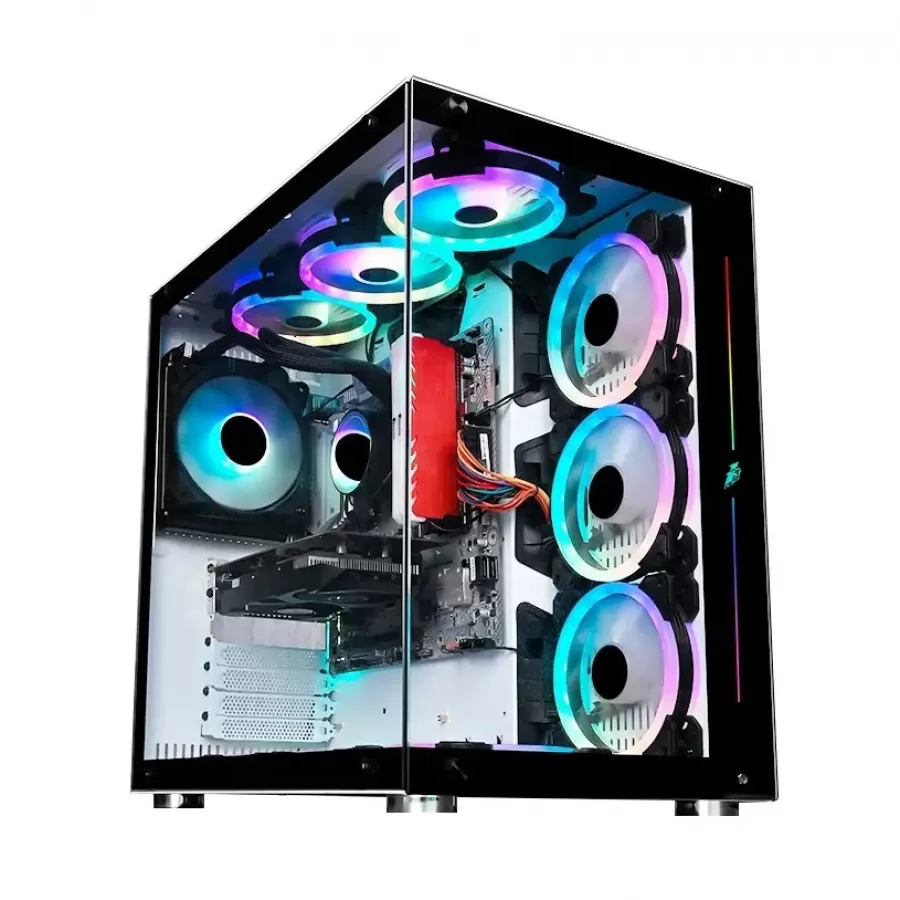 Carcasa 1st PLAYER Gaming SP8 Alb