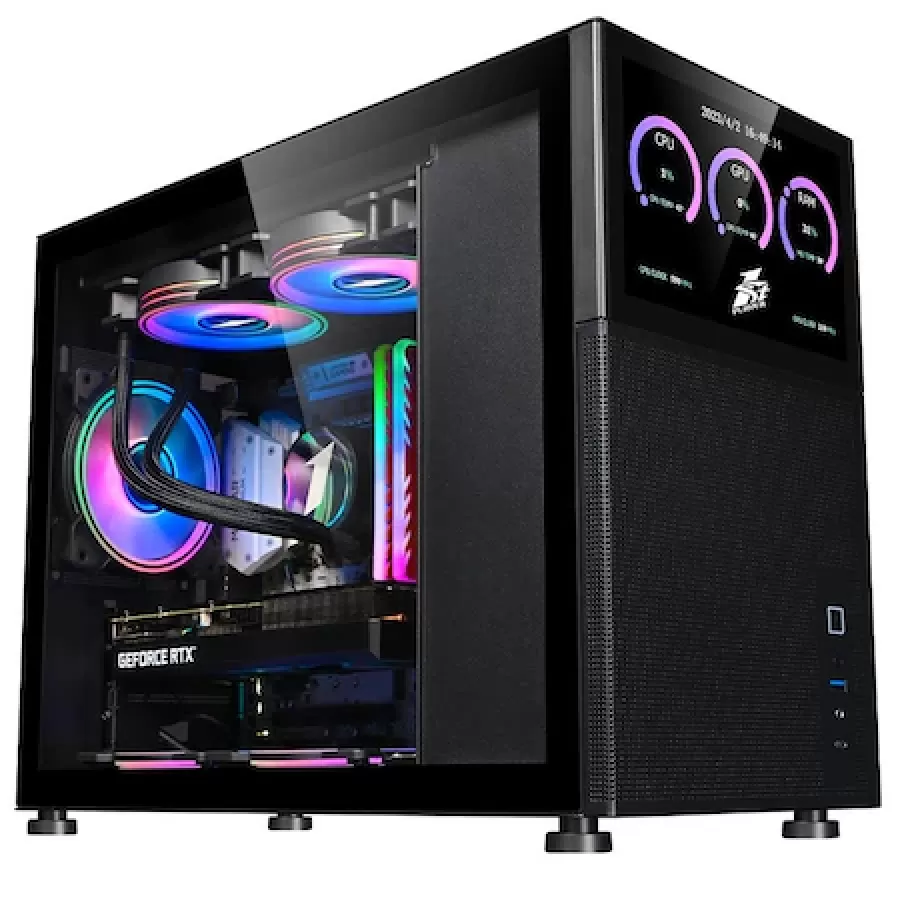 Carcasa 1st PLAYER Gaming MI6-EV Fără Sursa Negru