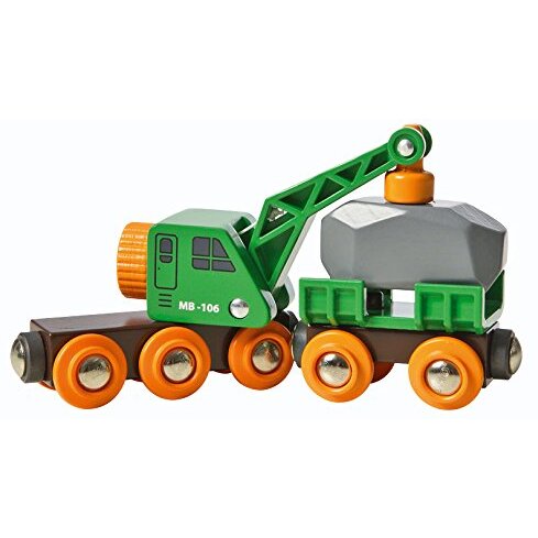 Jucarie Green Crane Truck, Trailer & Freight - 33698