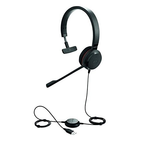 Casti Netcom Evolve 30 II MS Mono Negru
