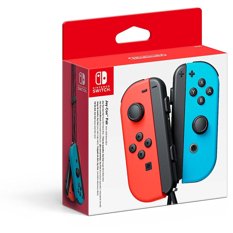 Consola Joy-Con 2pcs-Set - neon red/neon blue