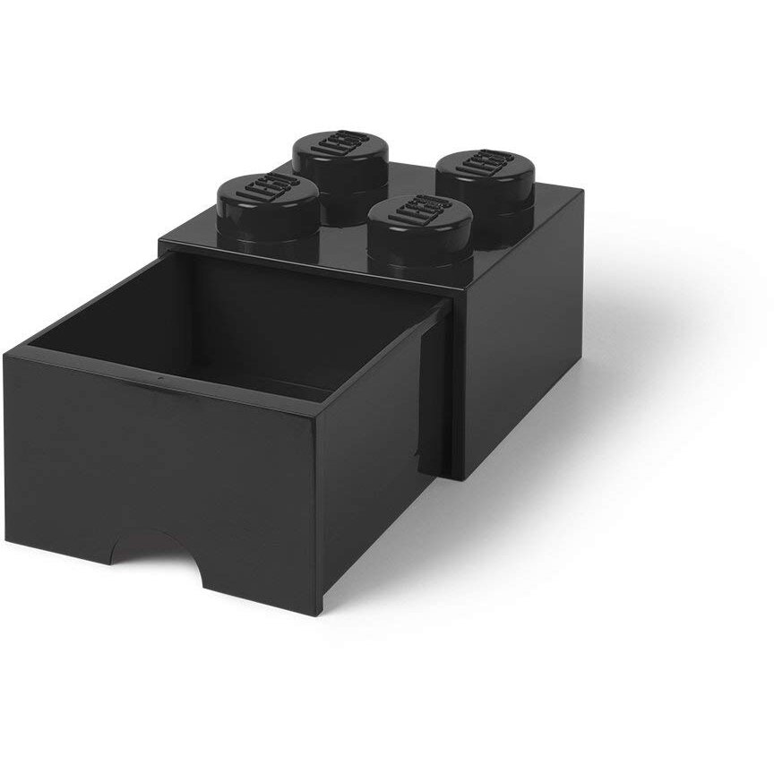 Room Copenhagen LEGO Brick Drawer 4 black - RC40051733
