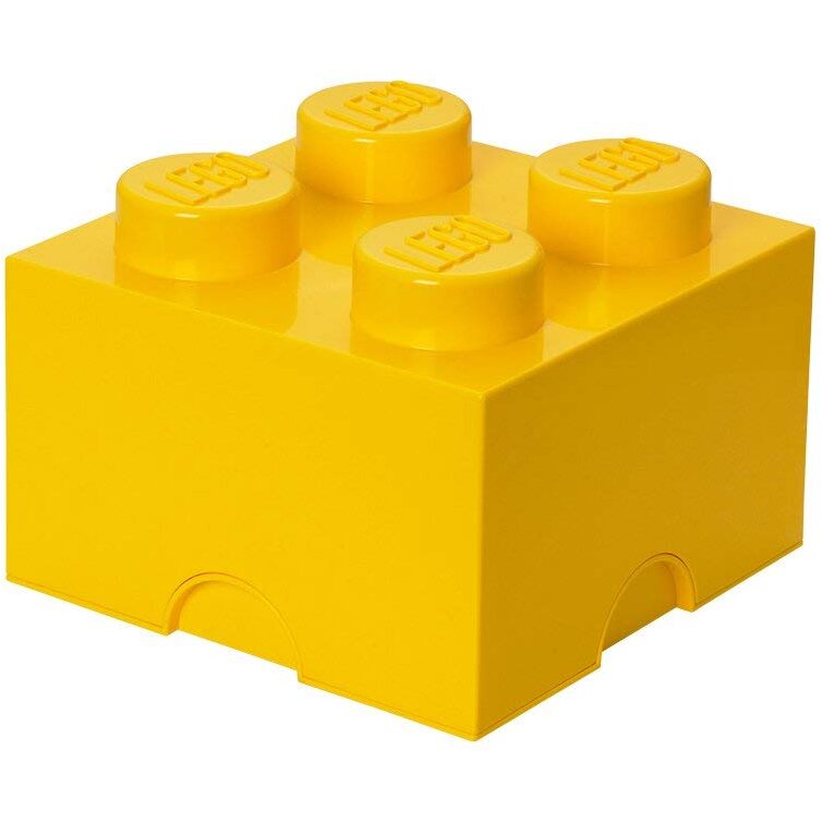 Room Copenhagen LEGO Storage Brick 4 yellow - RC40031732