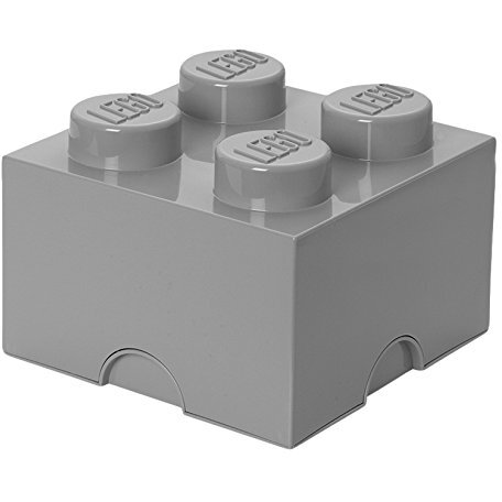 Room Copenhagen LEGO Storage Brick 4 grey - RC40031740