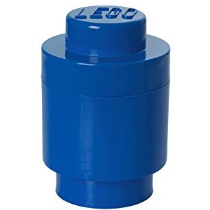 Room Copenhagen LEGO Storage Brick 1 round blue - RC40301731