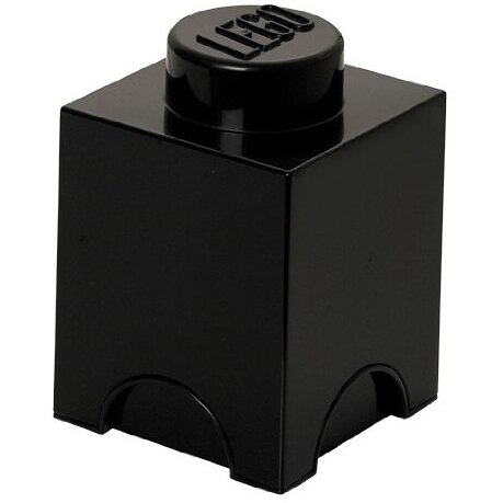 Room Copenhagen LEGO Storage Brick 1 black - RC40011733