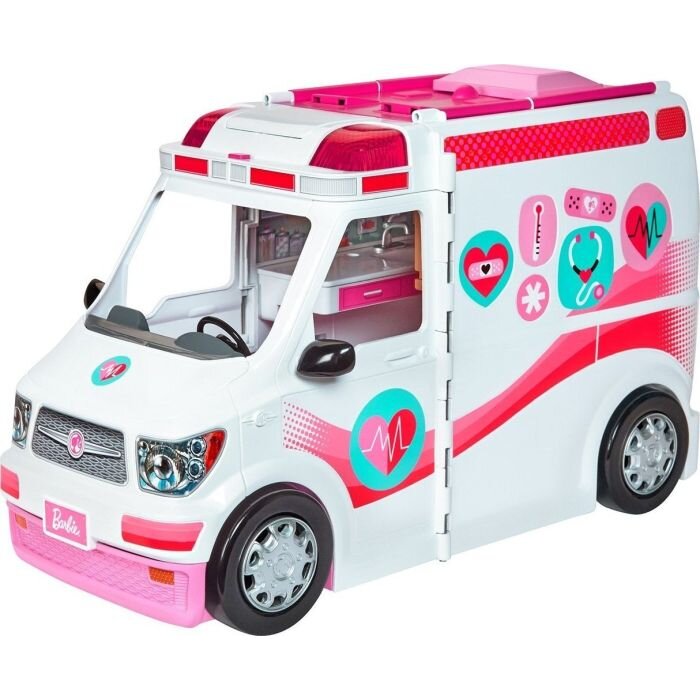 Mattel 2-in-1 ambulance play set (with light & noise)