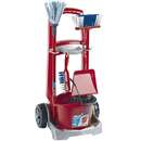 Klein Vileda broom wagon, children's home appliance (red / gray)