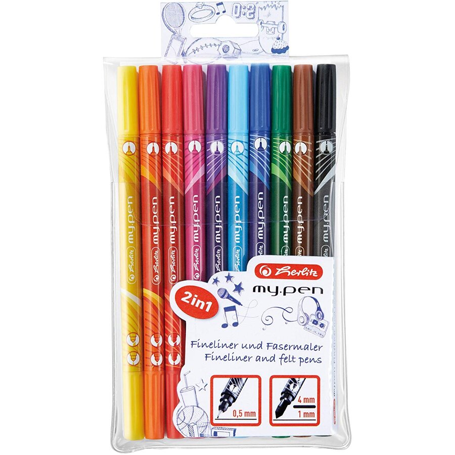 Jucarie Fineliners fiber Schreiber my.pen, pin (10)