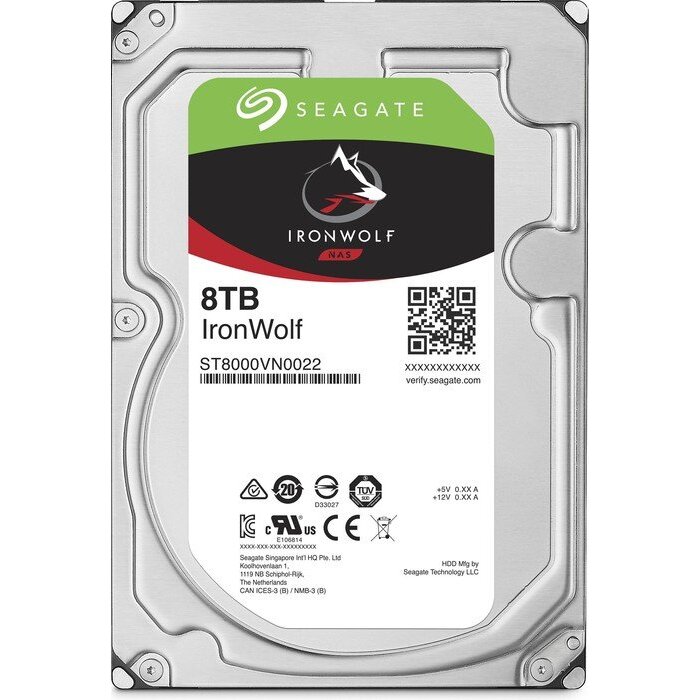 Hard disk IronWolf NAS 8TB SATA 3.5inch