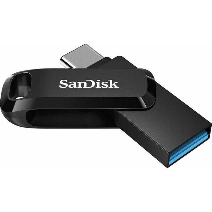 Memorie USB Sandisk Ultra Dual Drive Go 128GB Black — imaginea 3