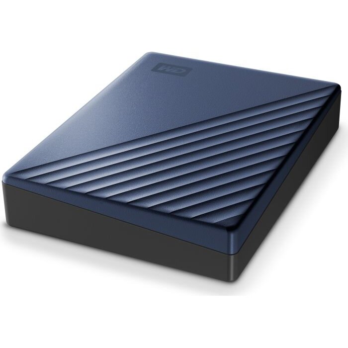 Hard disk extern 5TB USB Blue Black